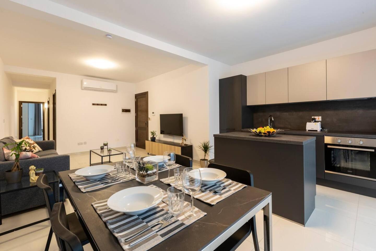 Beautiful Modern Central 2Br Apt Ta Xbiex 外观 照片